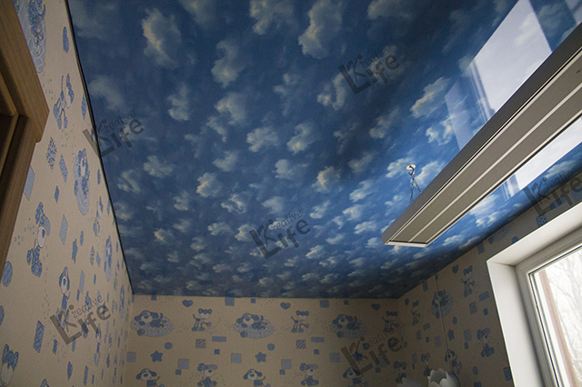 Натяжные потолки в Санкт-Петербурге. Потолок облака
