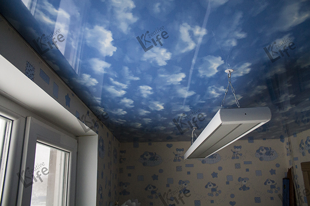 Натяжные потолки в Санкт-Петербурге. Потолок облака
